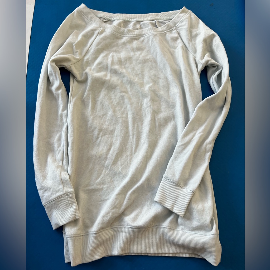 Women’s Oversized Sweatshirt So Soft Baby Blue Color Size S #Sweatshirt